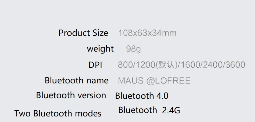 Xiaomi Youpin LOFREE Беспроводная bluetooth-мышка 2,4 г Bluetooth двухрежимный подключение жест игры офис компьютер мышь для оконные рамы