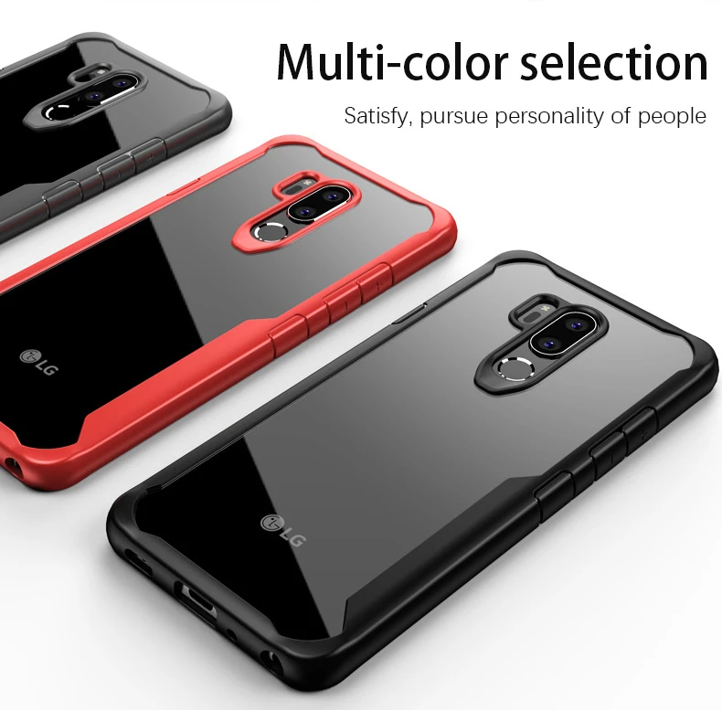 Для LG V40 чехол thinq Мягкий силикон+ прозрачная Броня задняя крышка Funda Capa для LG G7 G710 G7 Fit 6,1 ''противоударный чехол для телефона