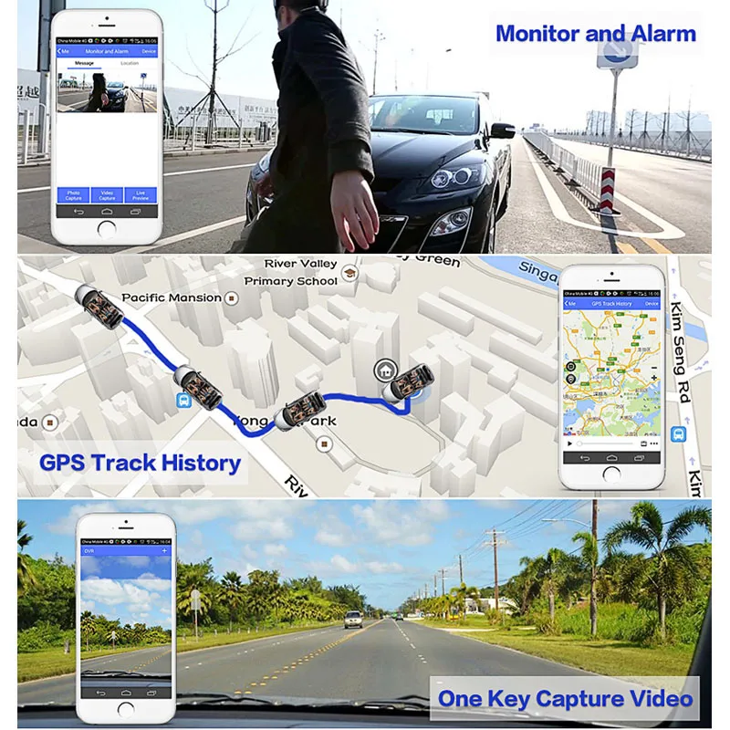 4G Android 5,1 Автомобильный видеорегистратор gps навигатор Dash камера 1" Dash Cam ADAS Bluetooth Wifi удаленный монитор двойной объектив видео рекордер