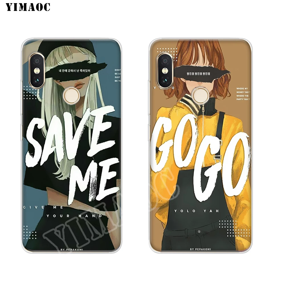 Мягкий чехол YIMAOC Run из ТПУ для Xiaomi Redmi 6 4X 5A 4A S2 Note 4 5 Pro Plus Mi 8 9 SE A2 A1 MiX 2S MAX 3 |