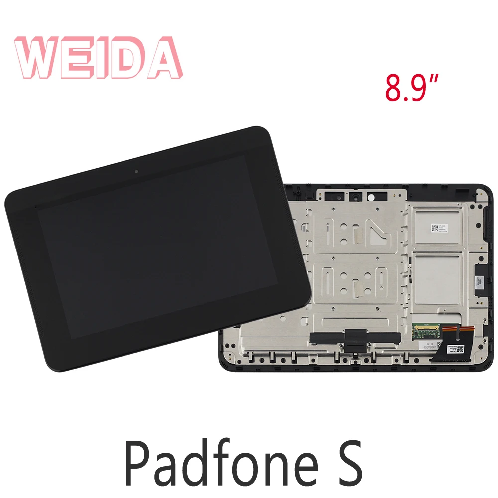 

ЖК-дисплей WEIDA 8,9 дюйма для Asus Padfone S PF500KL, ЖК-дисплей, сенсорный экран в сборе, рамка PF500KL