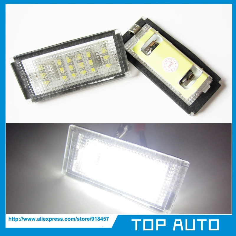 18SMD светодиодный комплект освесветильник номерного знака без ошибок для BMW 04-06 E46