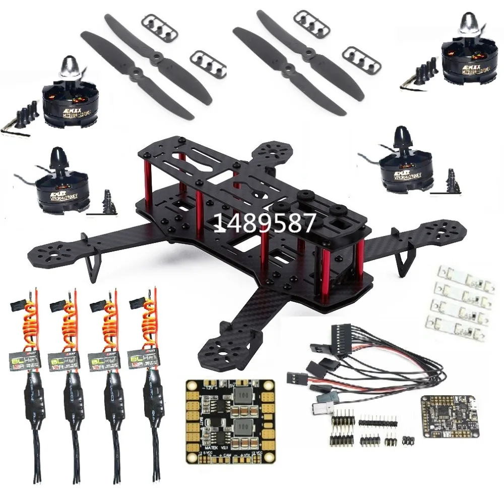 QAV250/ZMR250 рамка квадрокоптера из углеродного волокна NAZE32 10DOF / 6DOF Контроллер полета