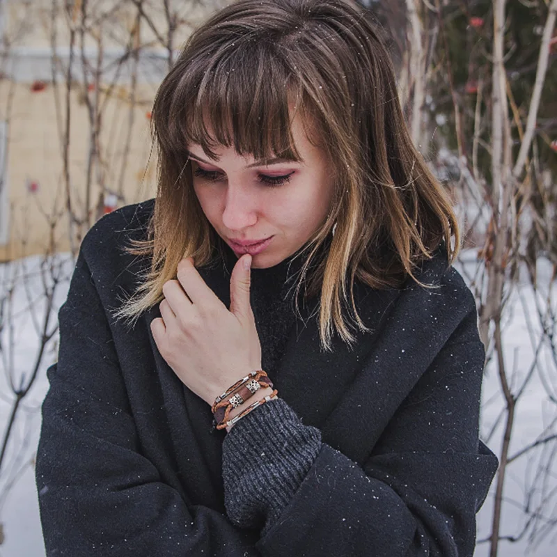 Мужские украшения 2016 Новинка Love Rock в стиле панк прохладный Для мужчин браслеты