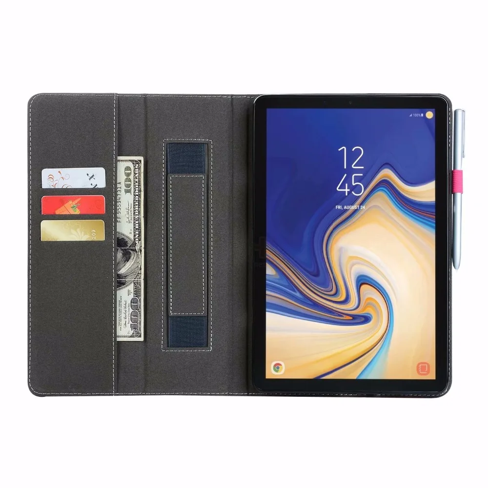 Ручной Премиум кожаный чехол для samsung Galaxy Tab S4 10 5 крышка SM T830 T835 Стенд Смарт 5|Чехлы