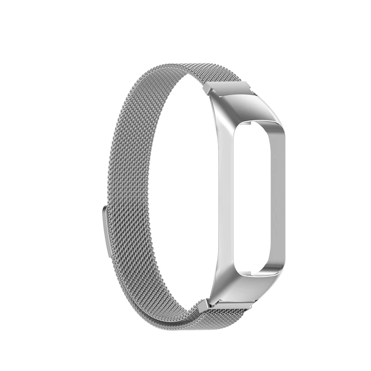 Silver Сменный ремешок для наручных часов из нержавеющей стали для samsung galaxy fit e SM-R375 Smartwatch Milan - Цвет: Silver