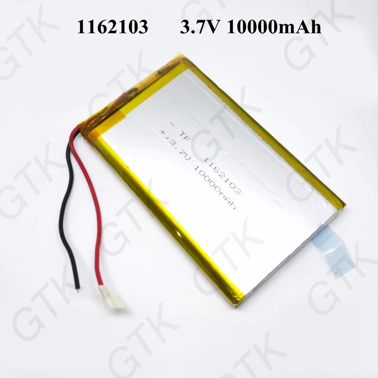 Gtk 3.7 В 10000 мАч литий полимерный аккумулятор ионная аккумуляторная 1162103 Bateria Tablet diy