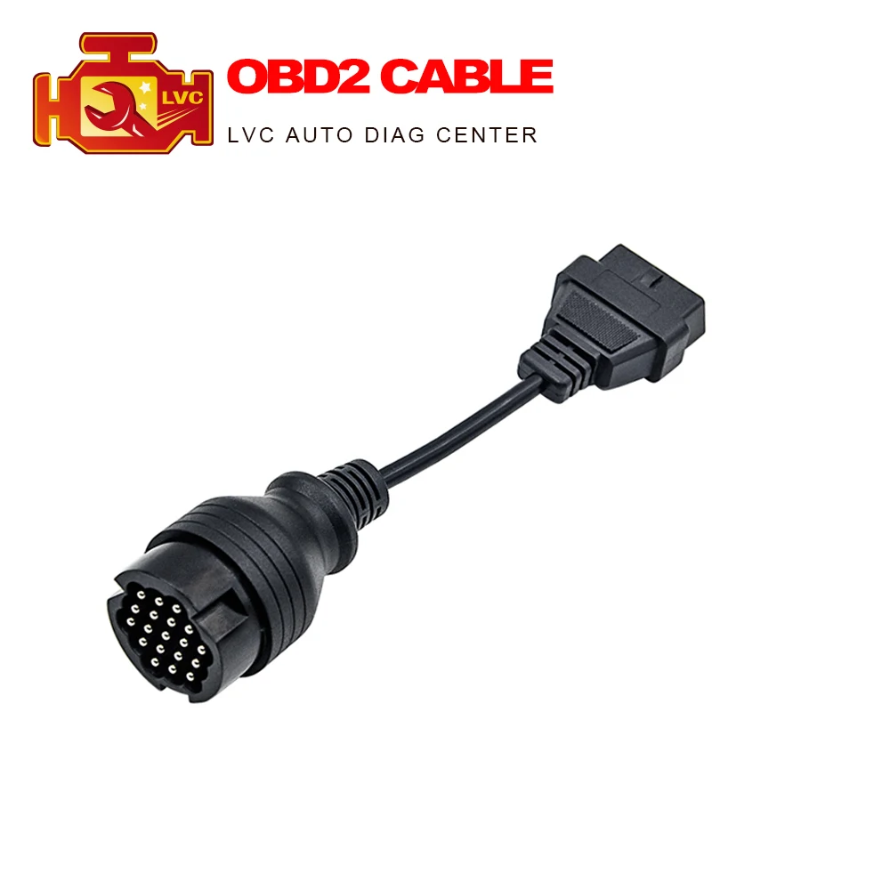 OBD кабель для Porsche 19 pin к 16Pin OBD2 адаптер 19pin OBDII 16PIN гнездовой Автомобильный Кабель