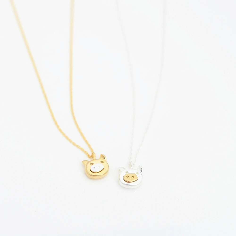 Мода Свинья Подвески творческие рисунком мордочки свиньи и pig nose цвет подвесные