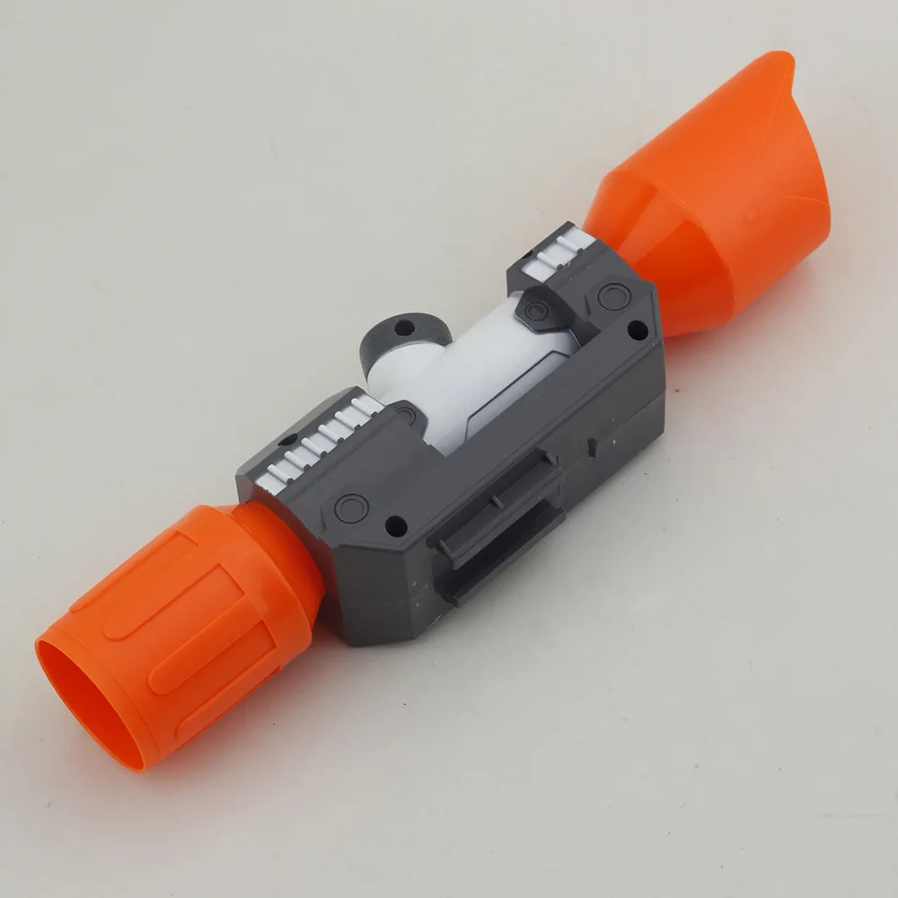 Tubo frontal modificado, dispositivo para observación para Nerf Elite Series, naranja + gris