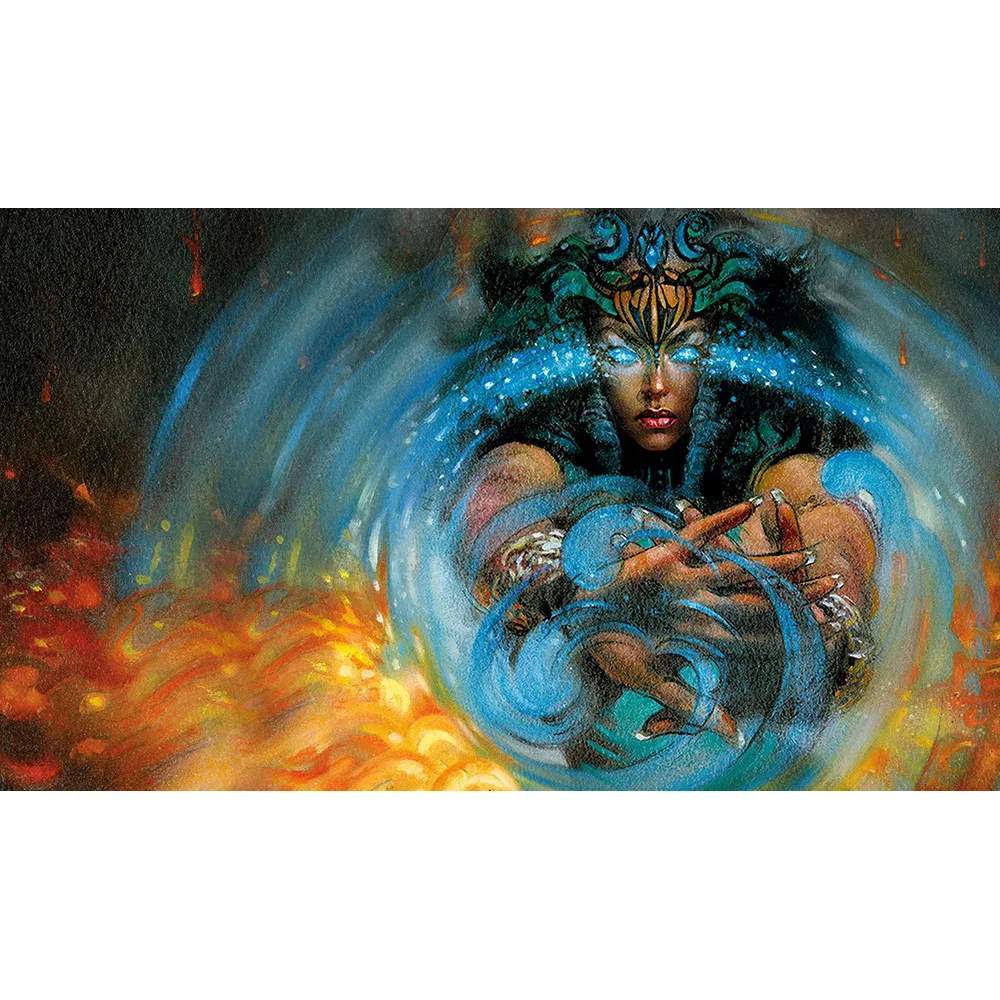 Прозрачный Обдумывает) Волшебные настольные игры MGT Playmat собирая карты игровой коврик 35x60 см с бесплатным плейматом сумка - Цвет: Прозрачный