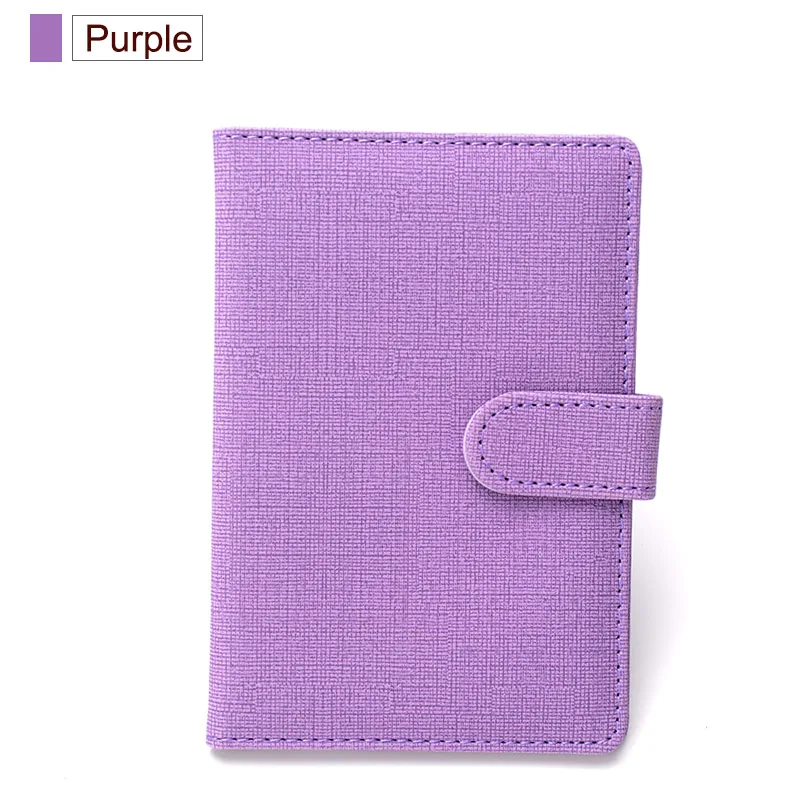 Purple COHEART бренд холст стиль обложка для паспорта Глобальный Универсальный 4 цвета паспорт бумажник для мужчин и женщин Passcard держатель - Цвет: Purple