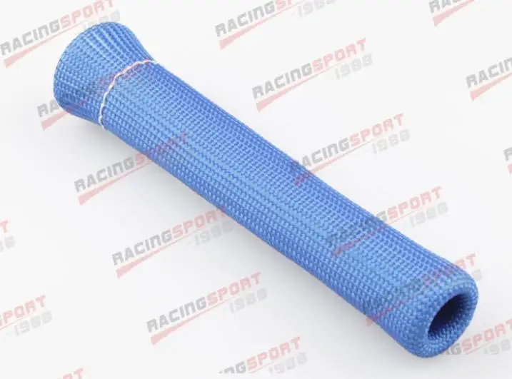 

1 Cyl Heat Protector Sleeve Sleeving Spark Plug Wire Boot Blue/RED/BLACK