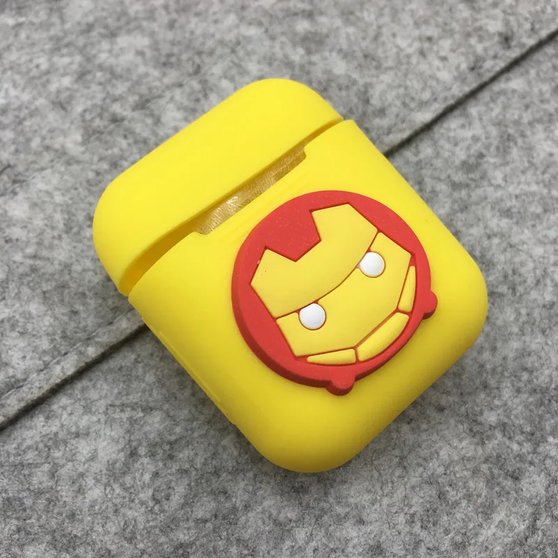 Мультяшный Мягкий силиконовый чехол для наушников для Apple Airpods, противоударный чехол для Apple AirPods, ультратонкий защитный чехол для Air Pods - Цвет: 4