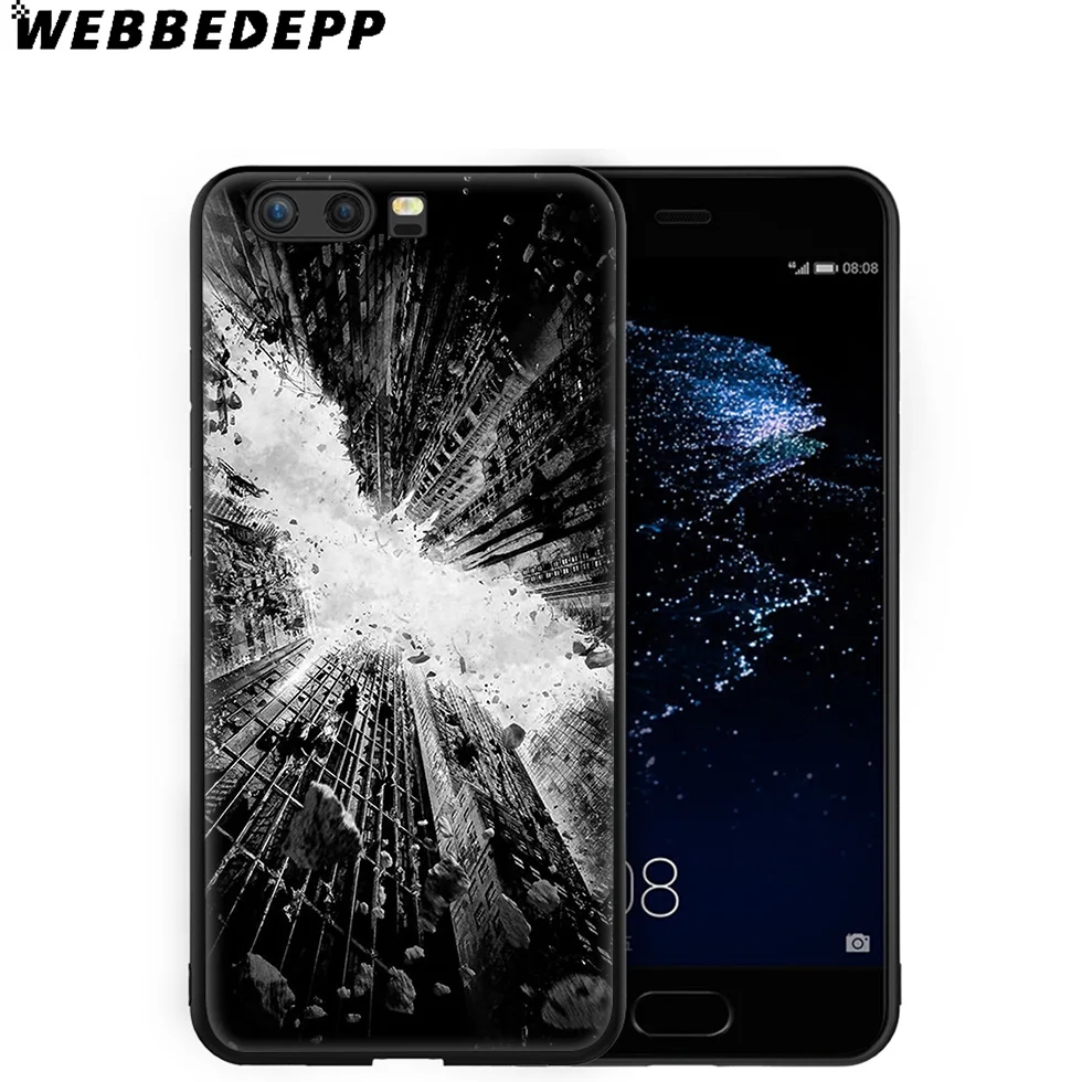 WEBBEDEPP Джокер Бэтмен мягкий чехол для Huawei P8 P9 P10 P20 P30 Lite Pro P Smart Z Plus 2019 Y6 Prime 2018 2017 Mini |