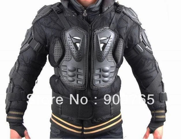 1 Pcs Black Adult Body Armor Jacket Motorcycle Guard Chest Protector Motorcycle Accessories Parts