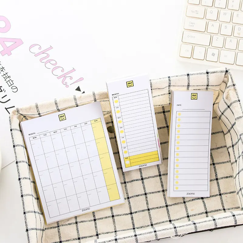 Coloffice 3 шт. планировщик повестки дня 2019 контрольный лист блокнот простой