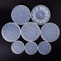 silicone mold clock for jewelry 1015cm small and big size clock resin silicone mould handmade tool diy epoxy resin molds