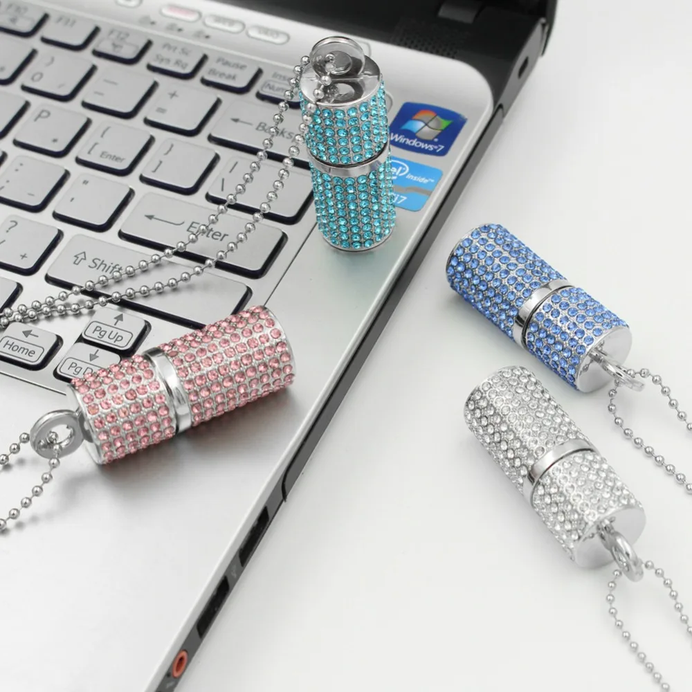 Лидер продаж 2018 флэш-накопитель Usb U-диск 32 ГБ 16 8 4 Гб бриллиантовый кристалл