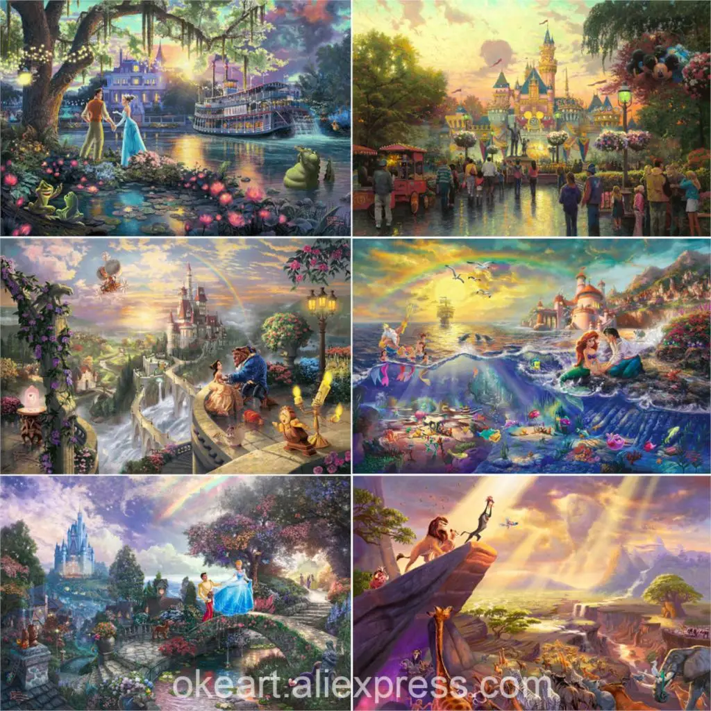 Thomas Kinkade художественные декоративные подарки настенный постер печать картины на