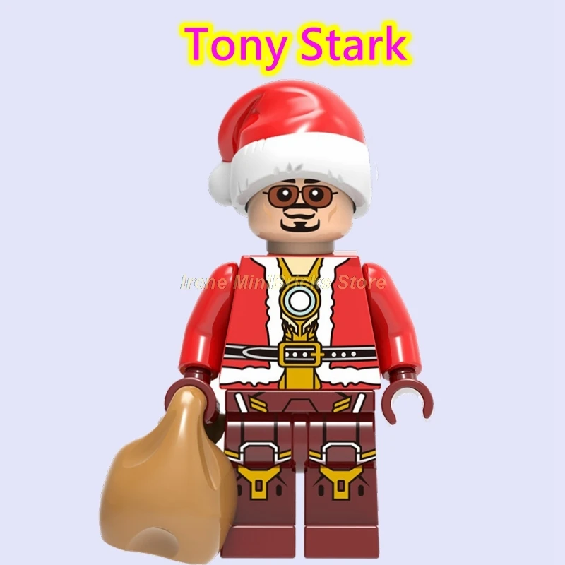 Tony Stark Мстители эндгейм перец Поттс спасатель Марк ЖЕЛЕЗНЫЙ ЧЕЛОВЕК Марк 85 Тони Старк Железный человек строительные блоки кирпичи Marvel игрушки для детей - Цвет: Tony Stark
