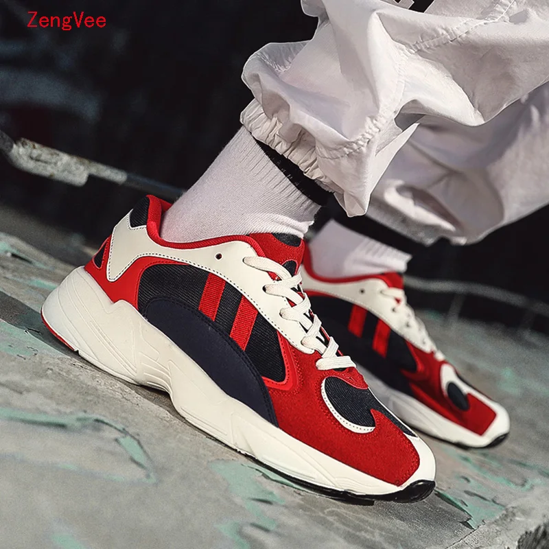 

2018 New Men Sneakers Casual Shoes Adult Breathable Lightweight Lace-Up ComfortableTrend Brand Male Footwears Chaussures Homme