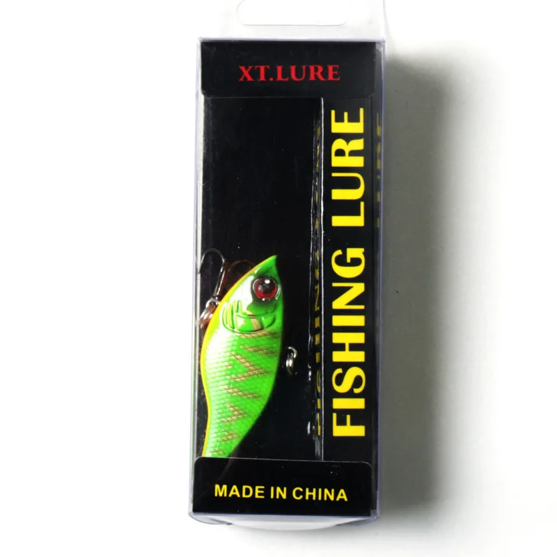 

Artificial VIB Fishing Lue Bait All Depth 14.5g 5.5cm Sea Bass 3D Eyes Laser Coating Vibrate Treble 8# Hooks Fish Baits