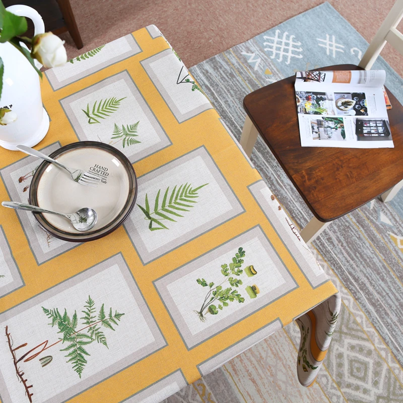 Американская сельская Цветочная пасторальная скатерть для стола толстая