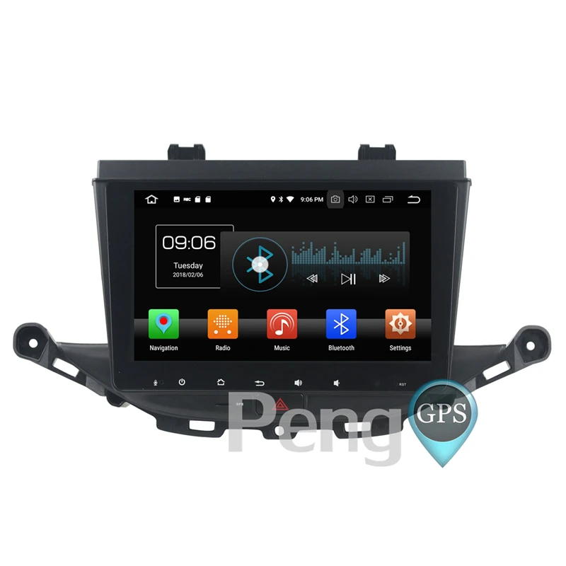 9-дюймовый 2 Din Android 8 0 автомобильный CD DVD-плеер ядер GPS-навигация для Opel ASTRA K 2016 2017