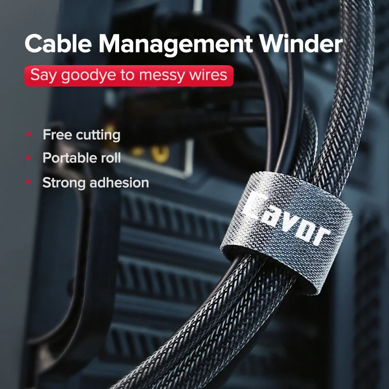 Cavor Cable Organizer Wire USB Winder Clip Earphone Holder HDMI Management For iPhone Huawei |