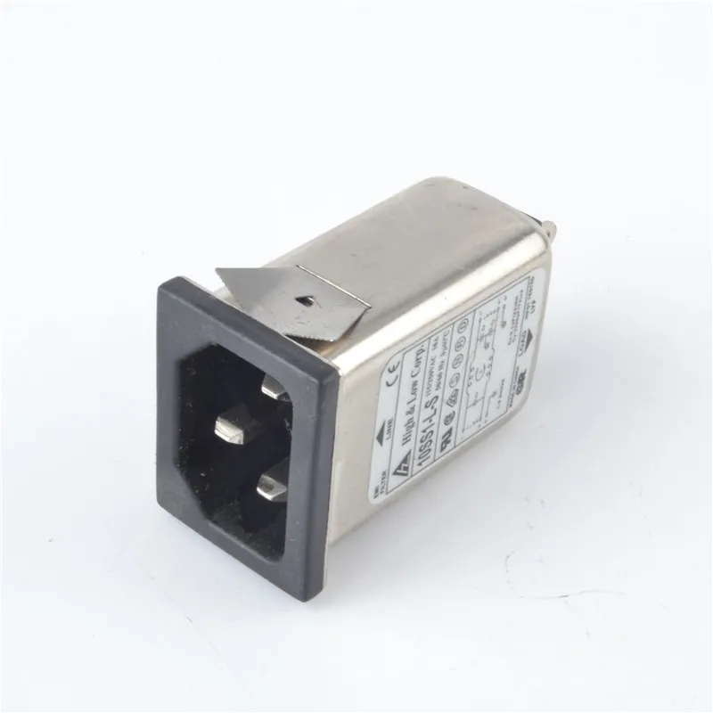 1 шт. мощный EMI фильтр 10A 115/250 в с разъемом переменного тока 10SS1-L-S | Обустройство