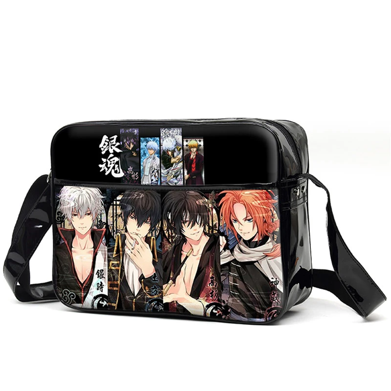 Высококачественная полиуретановая Сумка слинг для косплея Gintama студенческие