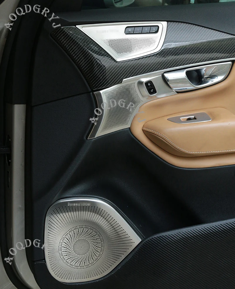 Автомобильный Стайлинг подходит для- Volvo XC90 Нержавеющая сталь матовая Автомобильная дверь стерео динамик панель формовочная накладка 10 шт