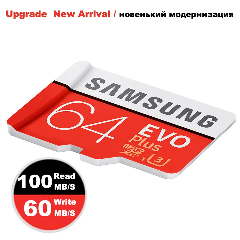 Новое поступление samsung карта памяти micro sd карты 64 ГБ evo + плюс 32 SDXC UHS 1 Class10 TF Карта