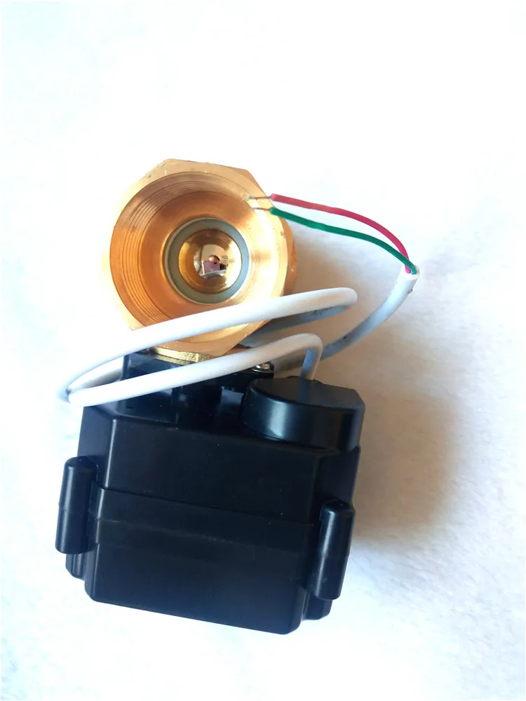 AC110V латунный двухходовой шаровой клапан 3/4 &quotDN20 CR-04 Электрический NPT резьба