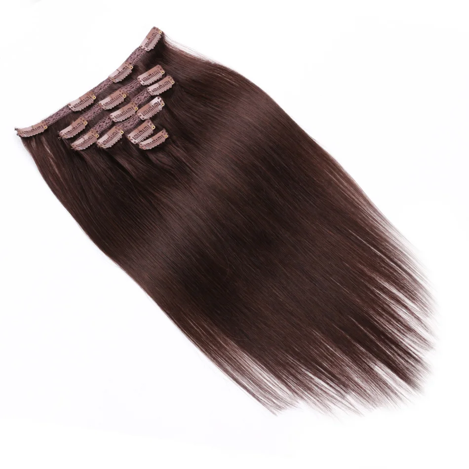 Али BEAUTY 2 # цветные перуанские прямые волосы 14 дюймов 70 г 6 шт./компл. накладные на - Фото №1