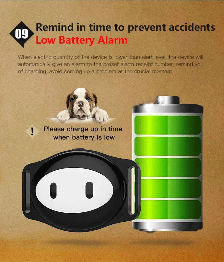 Новое поступление водонепроницаемый ошейник для домашних животных GPS трекер 4