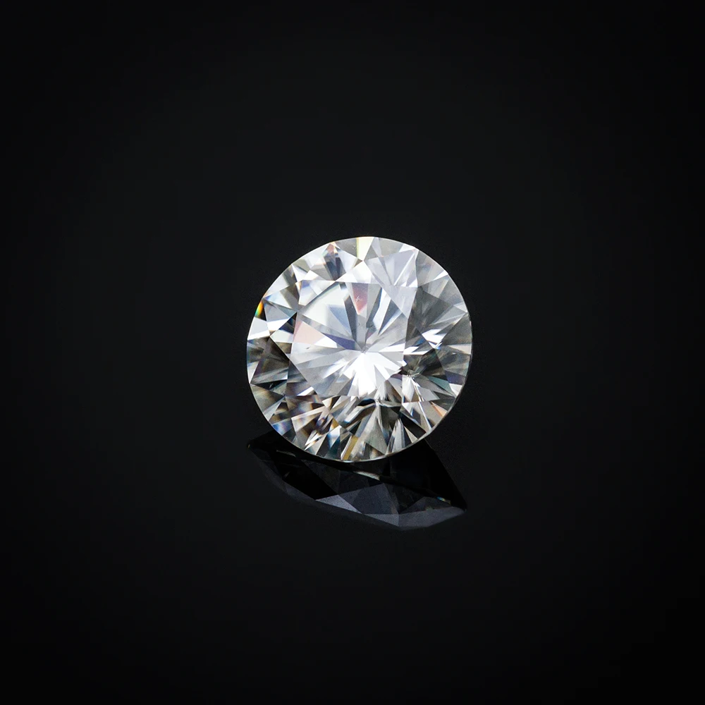 Niceems 0.5CTW Moissanite F цветные сердечки и стрелы круглые отличные 5 мм свободные