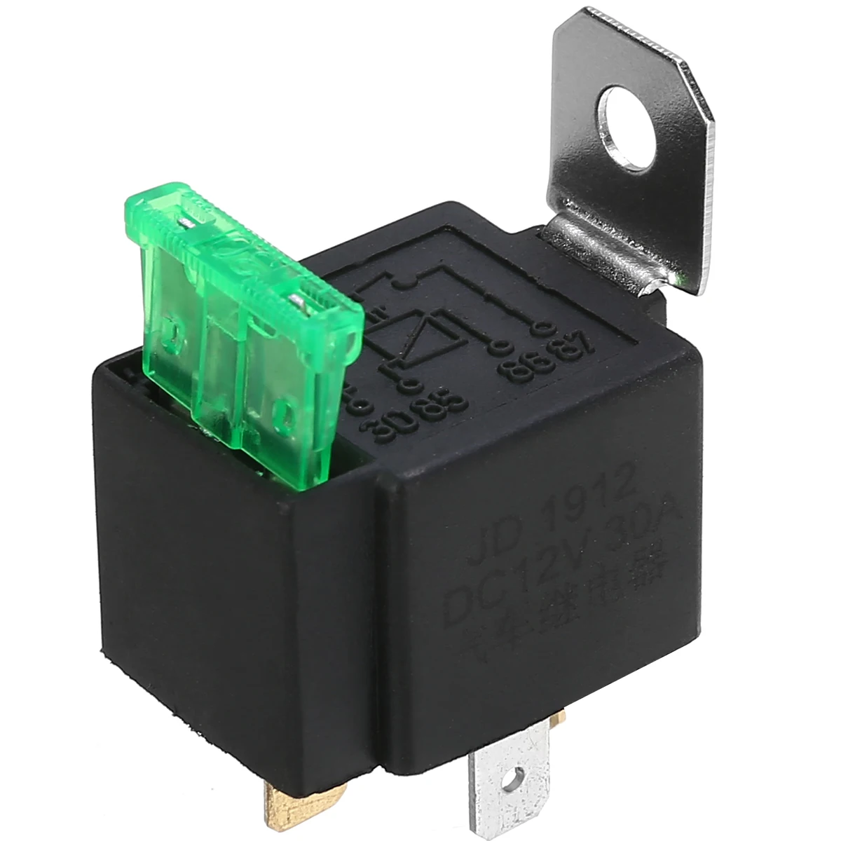 Новое поступление, 1 предмет реле 12V 4 PIN автомобильного 30AMP RY28 нормально разомкнутый контакт+ 30A предохранитель для автомобиля Реле Переключения