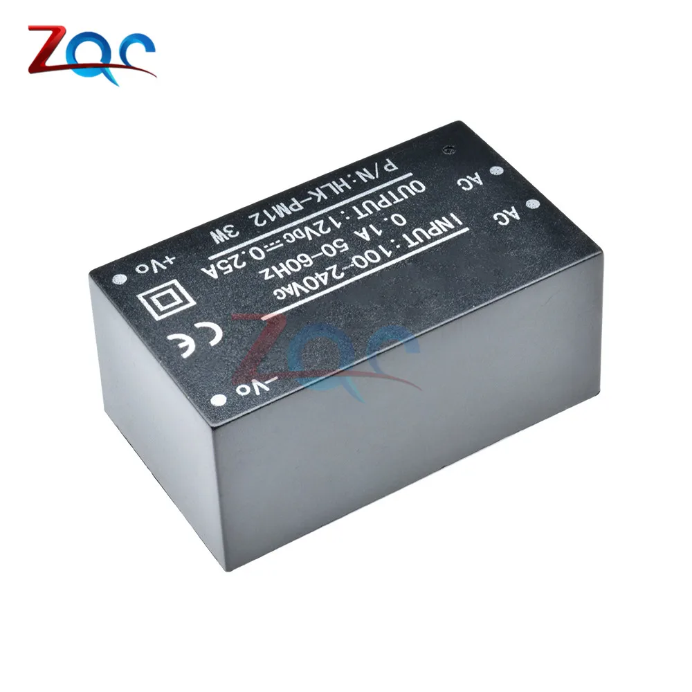 HLK-PM01 HLK-PM03 HLK-PM12 AC-DC 220V 5 V/3,3 V/12 V Мини Переключатель Импульсный источник питания модуль ldo понижающего для интеллигентая(ый) бытовой