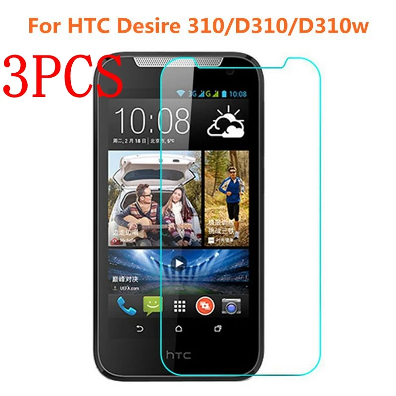 Закаленное стекло для HTC Desire 310 3 шт. защитная пленка D310 D310w | Мобильные телефоны и