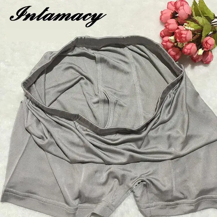 Высококлассные мужские брюки 100% натуральный шелк боксеры экспорт четыре линии