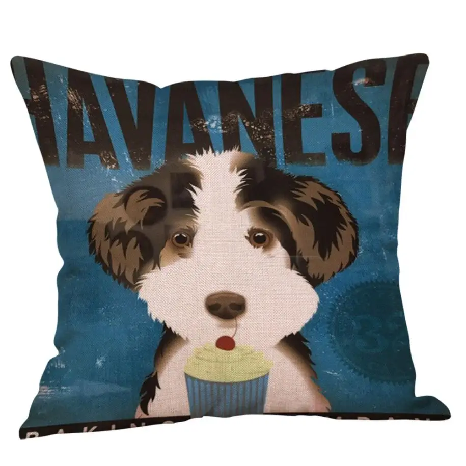 YOMI Z модные чехлы для подушек 43*43 см подушка Coussin De Salon диван наволочка с принтом щенка Kussenhoes Geometrisch - Цвет: 6