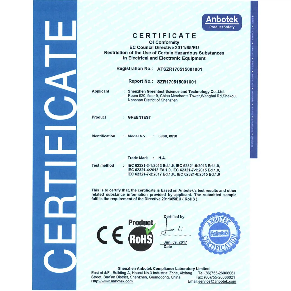 Greentest ECO-5F диетический анализатор диетических нитратов в пищевых продуктах фрукты/овощи/мясо/рыбы