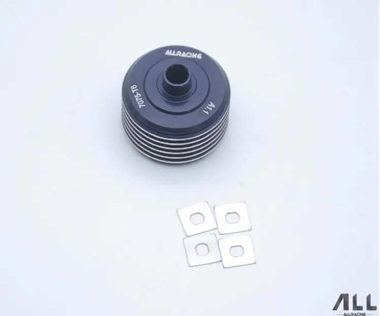 7075-T6 ЧПУ сплав центральный Diff чехол Mid для Gear Tekno RC MT410 ET48.3 410 3 1/8 rc car | Игрушки и