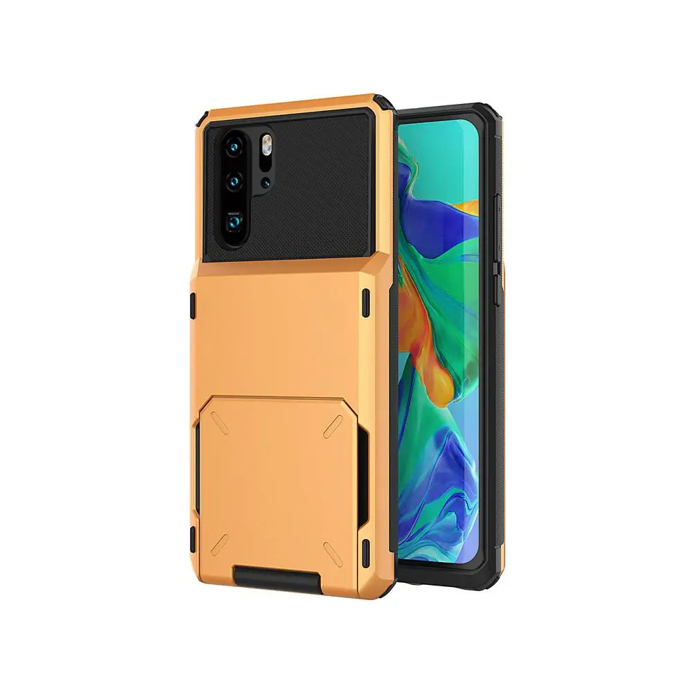 Чехол с откидной крышкой и отделениями для карт в деловом стиле для huawei P30 Pro P Smart чехол для huawei P30 P30pro Lite чехол для Psmart Funda - Цвет: Orange