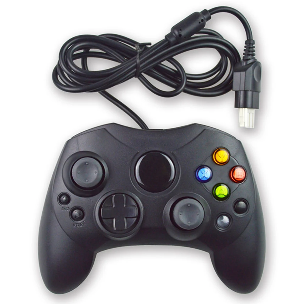 

Classic Joystick Wired Game Controller Retro Game Pad Black Green Case for Xbox Game Accessories