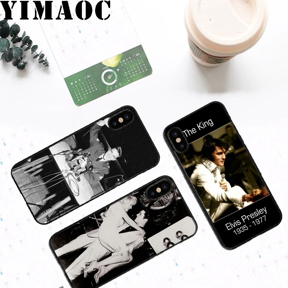YIMAOC Elvis Presley Мягкий силиконовый чехол для iPhone 11 Pro Xr Xs Max X или 10 8 7 6 6S Plus 5 5S SE |