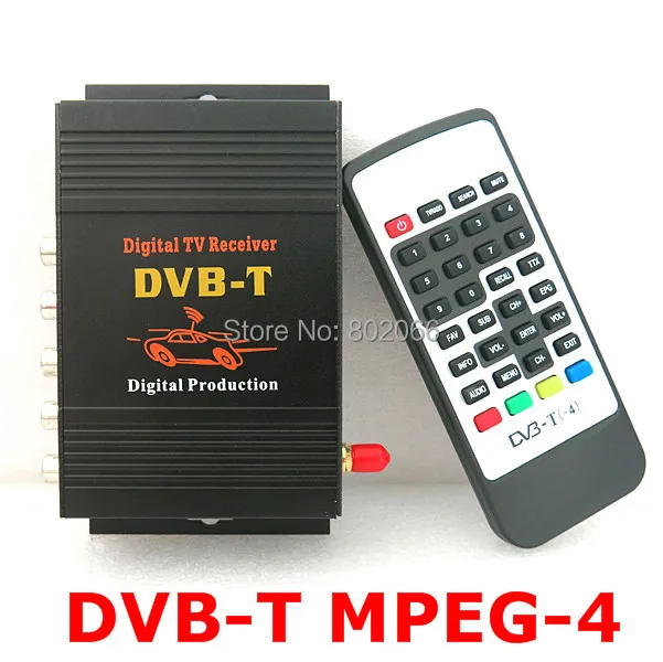 DVB-T Φ Автомобильный цифровой ТВ-приемник dvb-t ТВ-Тернер совместимый с DVB-T(SD)MPEG2 и MPEG4