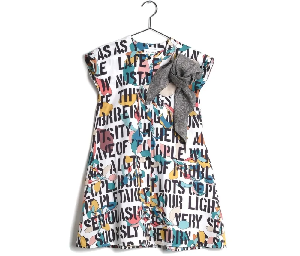 Весна-лето 2021 детская одежда WOLF &amp RITA платья для девочек летняя маленьких банданы